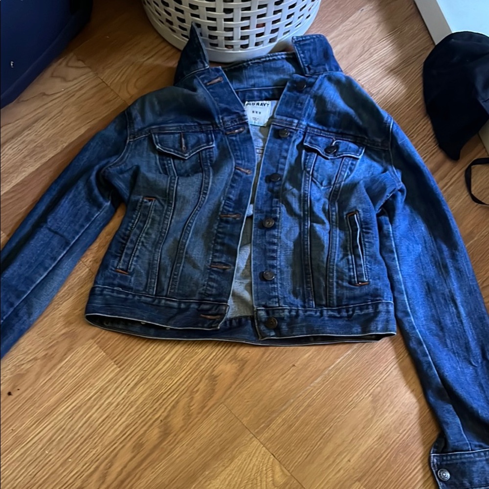 Old Navy Blue Jean Jacket Classic Trucker Style